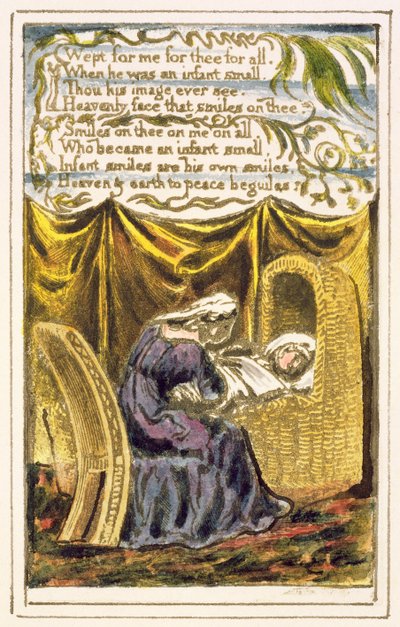 A Cradle Song (cont.): plate 16 from Songs of Innocence and of Experience (copy R) by William Blake